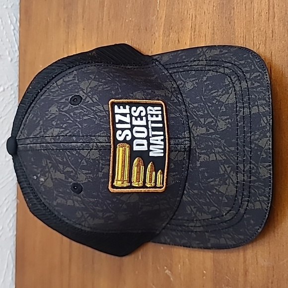 Hunting Life Size Does Matter Unisex OS Snapback Ball Cap Trucker Style Camo Hat - Picture 1 of 13